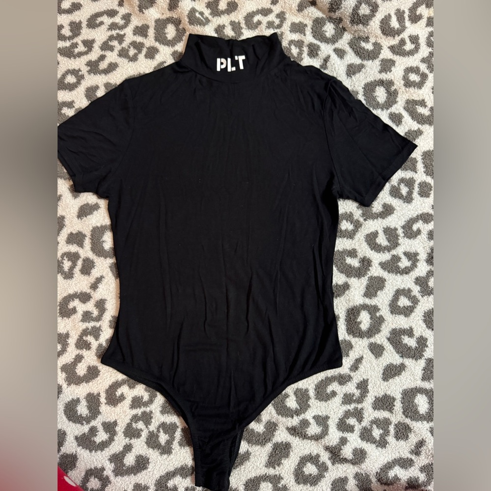 PrettyLittleThing Black Bodysuit
